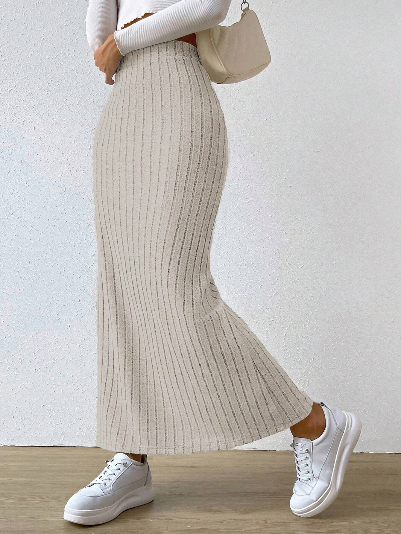 259g Weight Maxi Long Dress Dress Length Type Skirt Dresses Type Spandex, Polyester Fabric Type High Waist Waist Line Stretchy Elasticity Holiday, Daily Occasion Slim Fit Type Solid Color Pattern Winter, Autumn Season Women's Gender Slit Design Casual, Streetwear Style Winter Autumn Casual Streetwear Solid Color Spandex Polyester Maxi Long Dress Skirts 6