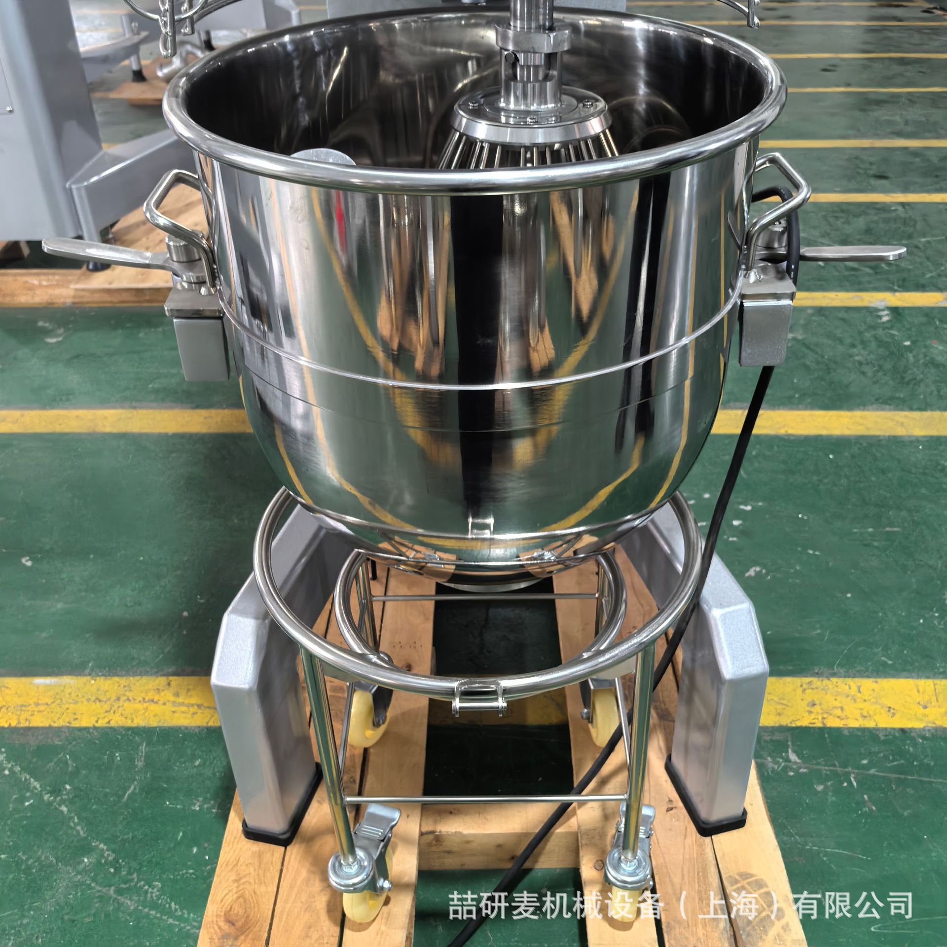 Планетарный миксер ZHEYANMAI B80A с ручным подъемом