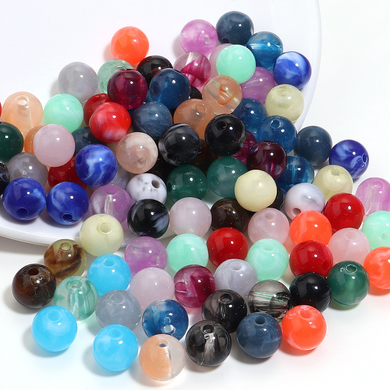 Acrylic Two-Color Smudged Cloud Beads Straight Hole Loose Beads Handmade DIY Beaded Mobile Phone Chain Bracelet Jewelry Accessories Acrylic Two-Color Smudged Cloud Beads Straight Hole Loose Beads Handmade DIY Beaded Mobile Phone Chain Bracelet Jewelry Accessories