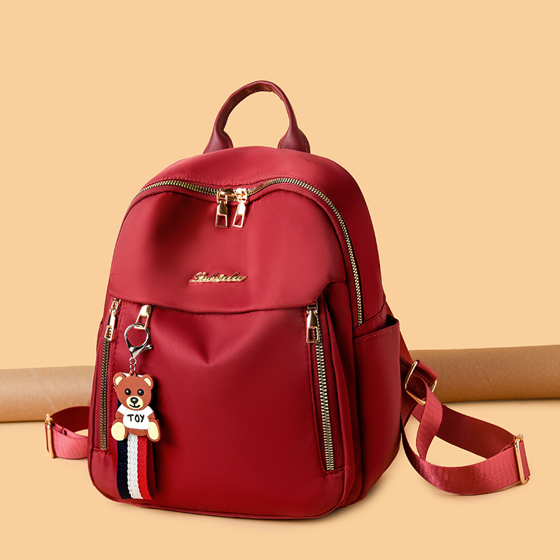 Women's Backpack Cross-border Preferred New Fashion Oxford Cloth Backpack Women's Large Capacity Commuter Women's Bag