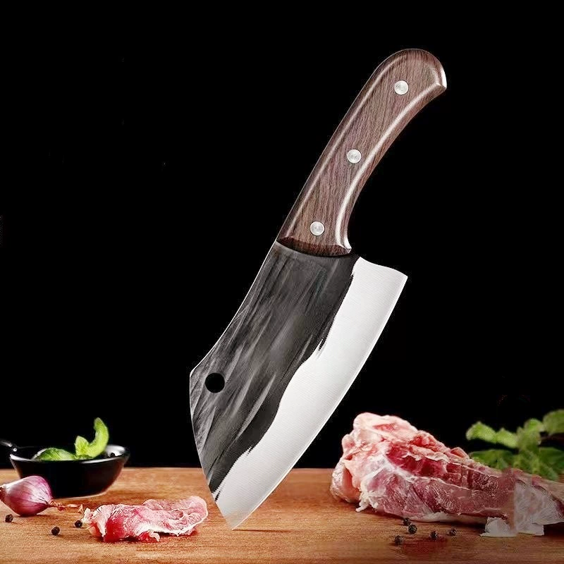 Домашний ручной ковочный острый кухонный нож, кухонный срез, резка овощей, рыболовный нож, специальный острый мини-ковочный нож
