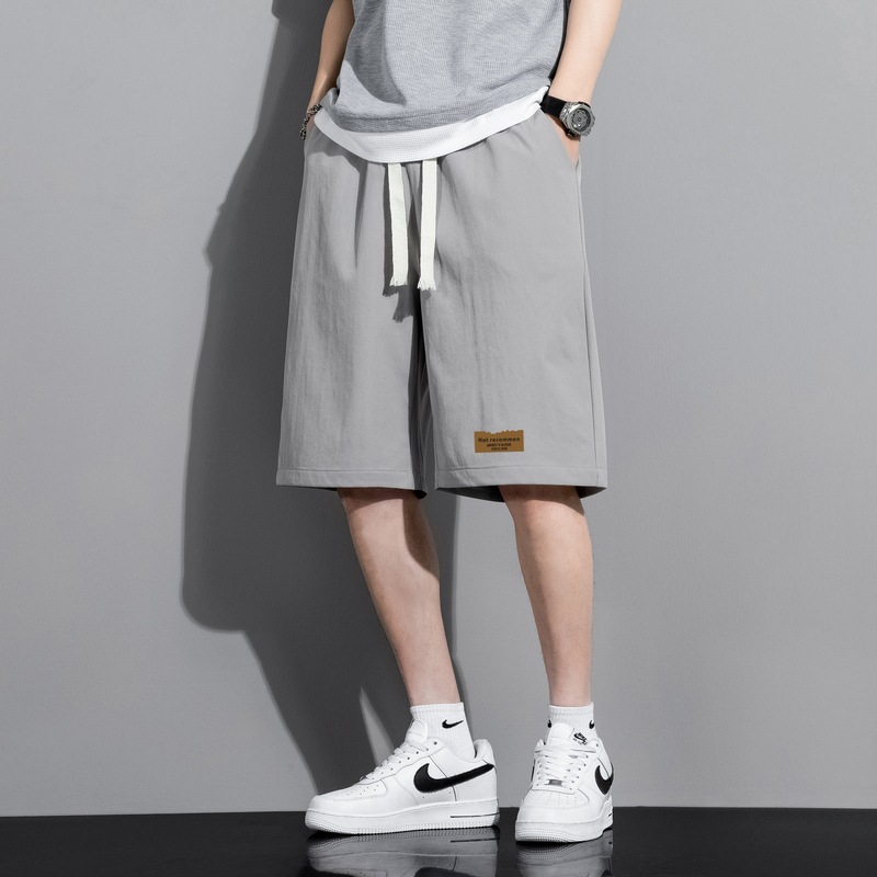 Pantalones Cortos Deportivos Estampados para Hombre de Poliéster para Verano