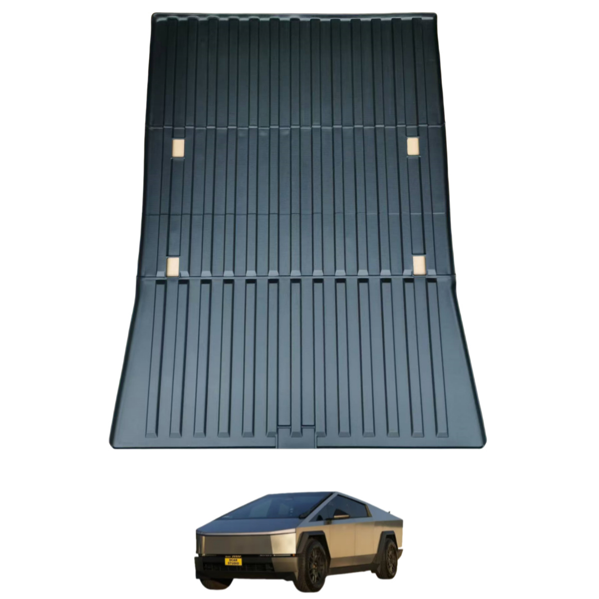 Aplicable a Tesla Cybertruck TELSA Cybertruck Custom Foot Coasters Tailgate Coasters TPE Material ecológico