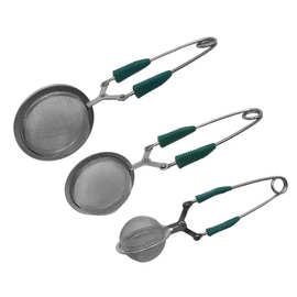 创意不锈钢304茶球夹 茶叶茶渣过滤器 不锈钢咖啡漏 泡茶咖啡工具