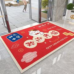 店の入り口のシルクマットは泥を削ってドアマットに入ることができます。