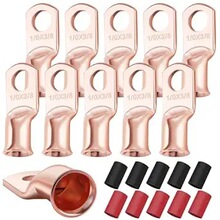 �羳؛Դ 20pcs 1/0 AWG-3/8&ldquo; ����늳ؽӾ�Ƭ���� 3��1 ��s��