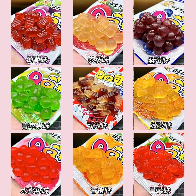 QQ Sugar Фруктовые жевательные конфеты 20 г*20 пачек/коробок Детский перекус Инфлюенсер ничем не отличается повседневные закуски Want Want Подарочный набор