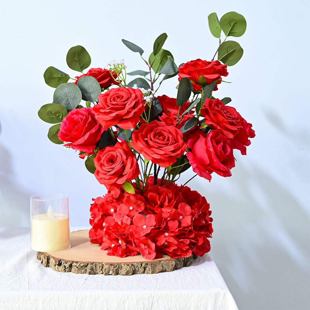 Pasarela de bodas decoración floral estilo nórdico 2025 Amazonas nueva decoración transfronteriza