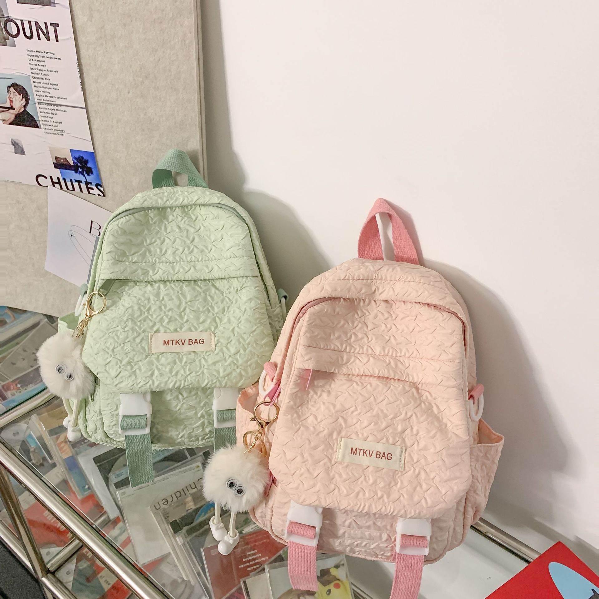 INS style schoolbag hombres y mujeres nueva moda estudiante todo partido mochila de viaje de gran capacidad mochila crossbody multiusos