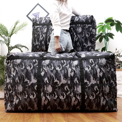 Student Camouflage Moving Bag, Clothing and Luggage Packing Bag, Waterproof and Thick Oxford Cloth Student Military Training Camouflage Storage Bag