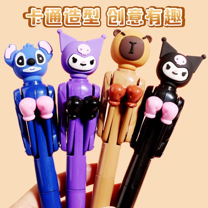 Cartoon boxing funny interactive toy for students