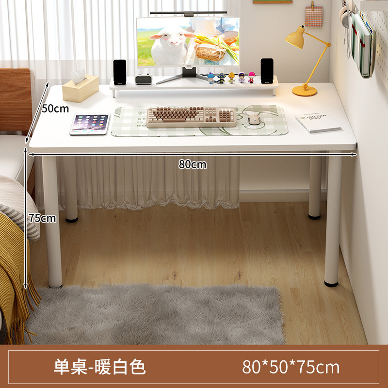 Mesa simple casa de alquiler 2025 nuevo dormitorio moderno escritorio de maquillaje para niñas escritorio de computadora para el hogar escritorio de estudio para estudiantes
