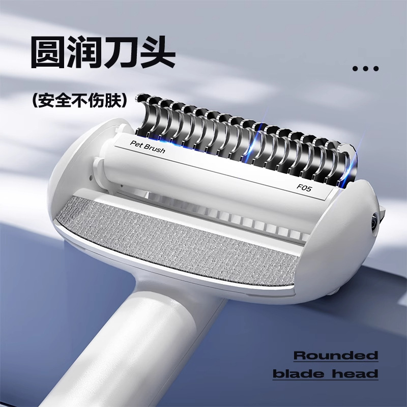 Peine para gatos Peine de nudo abierto para mascotas Peine para gatos y perros Peine para gatos de pelo largo para eliminar el cepillo de pelo flotante para gatos