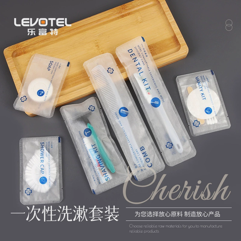 Одноразовый мягкий пакет для зубной щетки для звездных отелей, зубная щетка с мягкой щетиной, набор туалетных принадлежностей для высококлассных отелей и B&B.