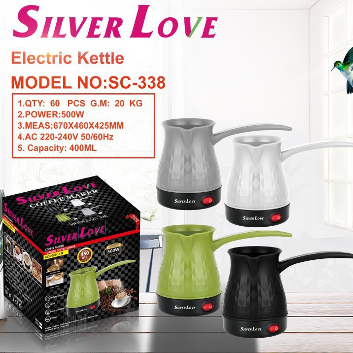 MylongsElectric Coffee Pot cafetera turca cafetera eléctrica