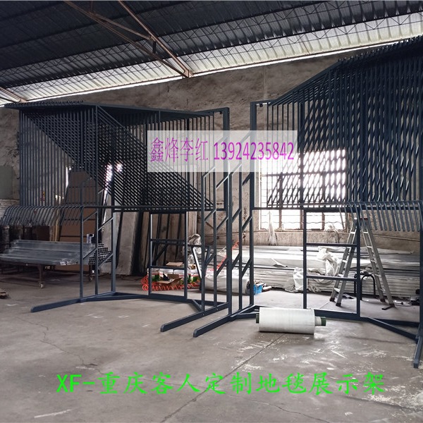 供应地毯展示架 毛毯翻页展示柜 毯子挂架 1.6*2.3地毯展示架展具