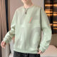 plus size Short-sleeved T-shirt Summer Men's Spring and Autumn Top Clothes for Fat Men's Breathable Fashionable Casual Long-sleeved Wei Clothes
