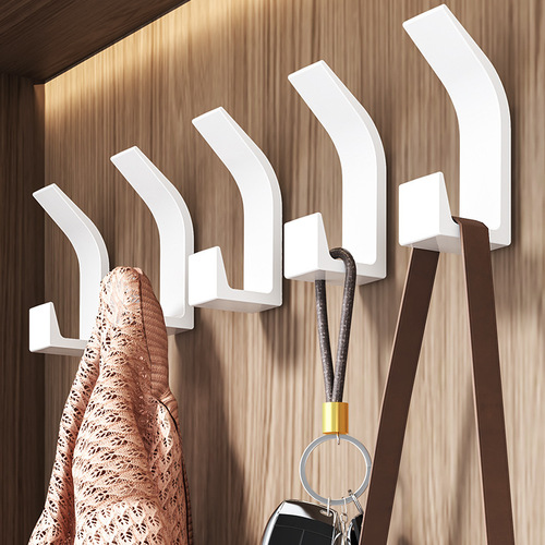 Hole-free hook creative wall wardrobe hanger, bathroom towel hook, door-back clothing and shoe rack hook