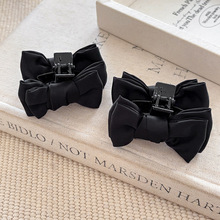 精灵耳造型蝴蝶结发夹女公主头小抓夹侧边刘海夹子头饰发卡高级感