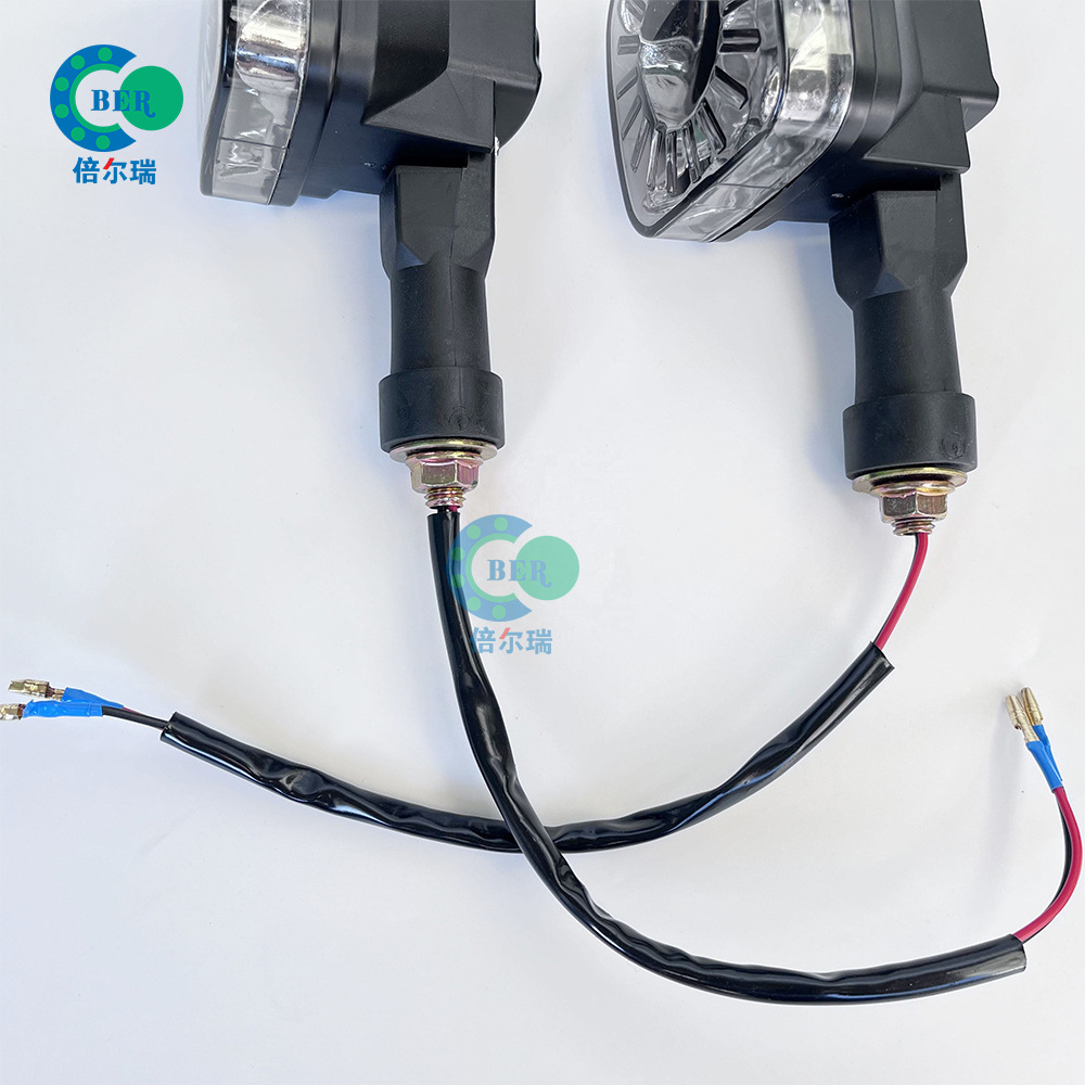 Motocicleta transfronteriza CG125 luz de dirección conjunto luz de dirección CG125 cubierta de cristal de curva luz de señal LED