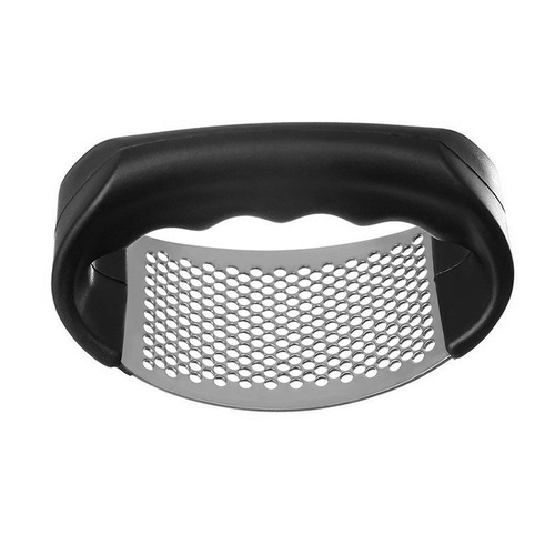 Stainless Steel Garlic Press, Manual Ring-Shaped Garlic Mincer, Household Garlic Grater & Crusher, Garlic Paste Squeezer, Kitchen Tool