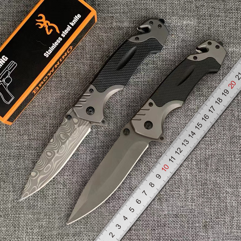 Cuchillo plegable cuchillo de frutas portátil supervivencia al aire libre afilado de alta dureza cuchillo de camping Pilece