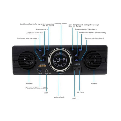 Single-DIN Car MP3 Player Car mp3