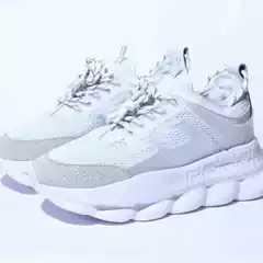 Purely Original Vietnamese Cross-Border Hot-Selling Versace-Style Thick-Soled Height-Increasing Casual Sports Shoes, Versatile Couple Shoes, Dad Shoes