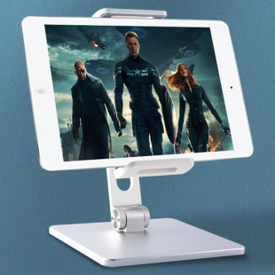 Cross-Border Hot Selling Aluminum Alloy Mobile Phone and Tablet Holder with Clip 360 Degrees Rotatable Spot All Day Delivery