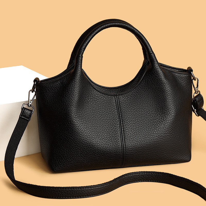 Foreign Trade Cross-Border 2025 New Women's Bag Lightweight Commuter Crossbody Bag Texture Soft Leather Handbag Women's Small Bag Foreign Trade Cross-Border 2025 New Women's Bag Lightweight Commuter Crossbody Bag Texture Soft Leather Handbag Women's Small Bag