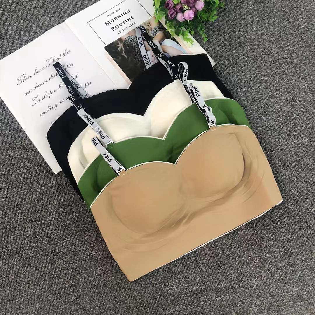 Nuevo brillante de verano sin marcas cómodas tazas ropa interior sexy desnuda sensación de bra invisible contra el pecho bra anti-caída