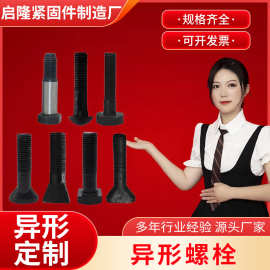 异型螺栓 非标异形件 中六角螺栓高强度异形件冷镦热打异形螺丝钉