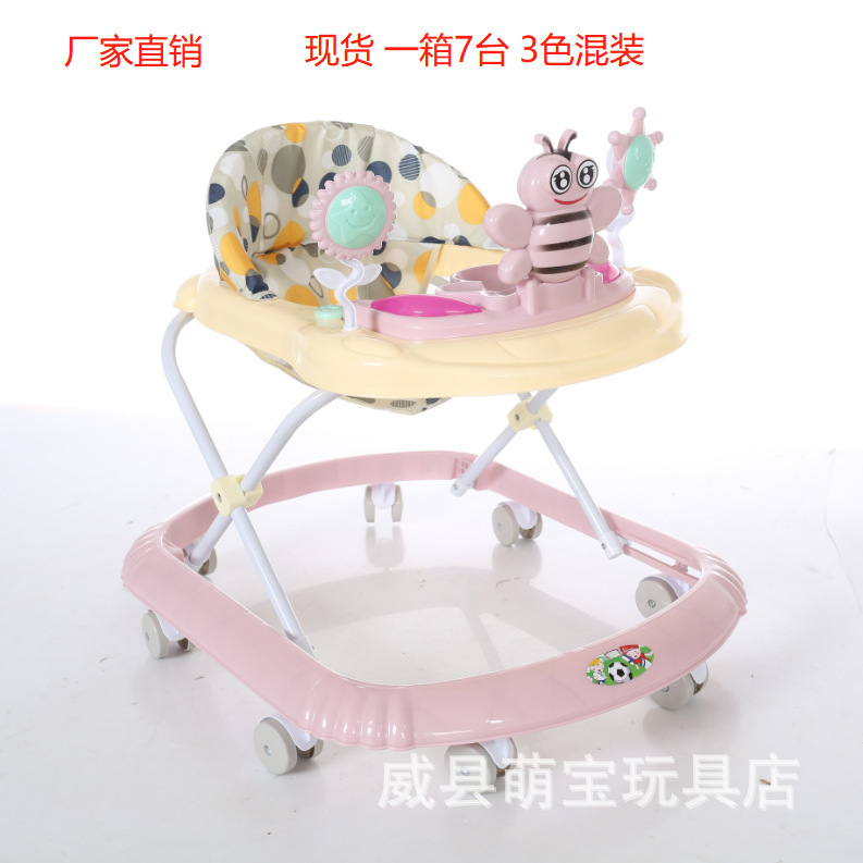 Bebé Walker niño niña 6-18 meses 7 bebé niño Walker multifuncional sentado música juguete