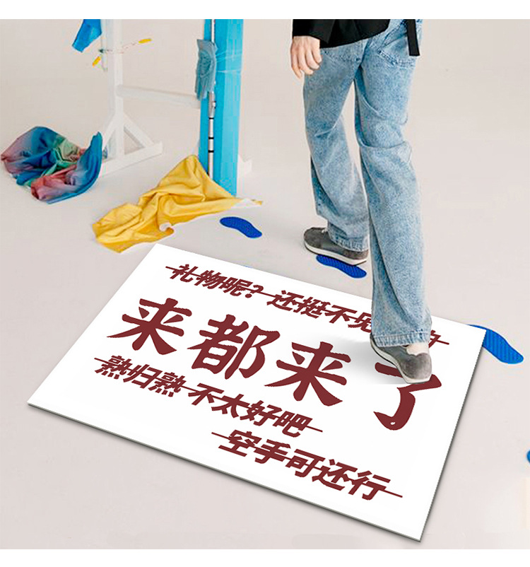 趣味地垫,入户门垫,地毯地垫,吸水脚垫