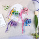 Creative cute fur ball knot rope small bell elements all-match rope key chain decorative chain men's and women's school bag hanging ornaments