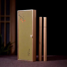 新年礼盒香盒线香卧香包装盒 双香筒檀香礼品盒 翻盖沉香线香礼盒