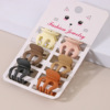 Set, bangs, crab pin, fashionable hair accessory, 2.5cm