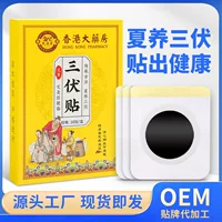 Гонконгская аптека Sanfu Patch Mugwort Sanjiu Plaster Acupoint Patch для детей и взрослых Аптека Клиника Mugwort Sanfu Patch
