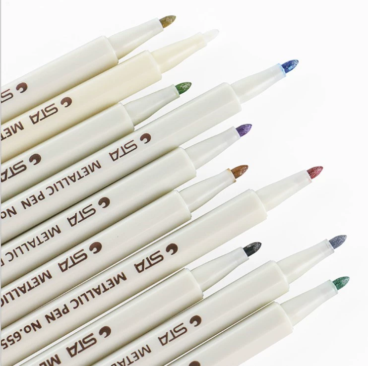 Пенал-ручка STA Metal Pen Paint Pen 6551 Цветная ручка для DIY альбомов граффити