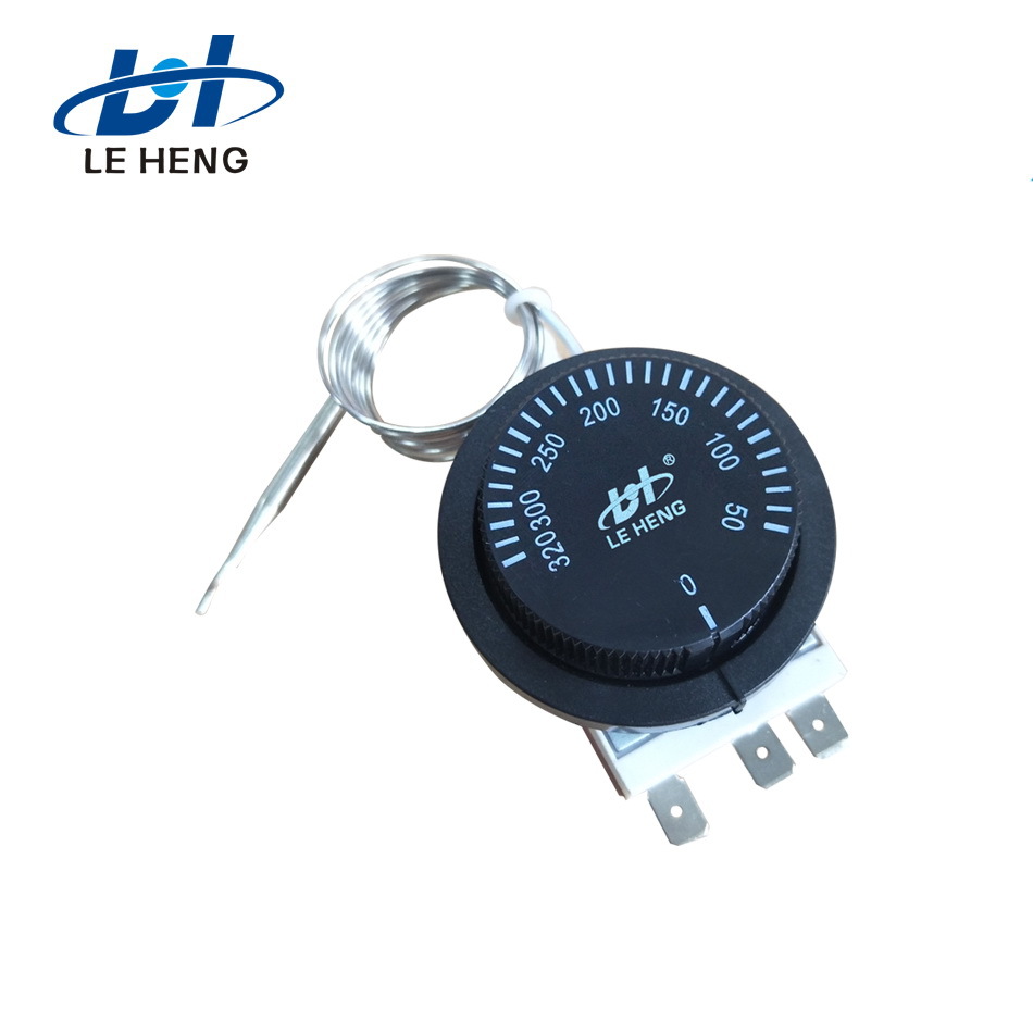 远红外食品电热烘炉50-300度温控器开关80mm长探头恒温器