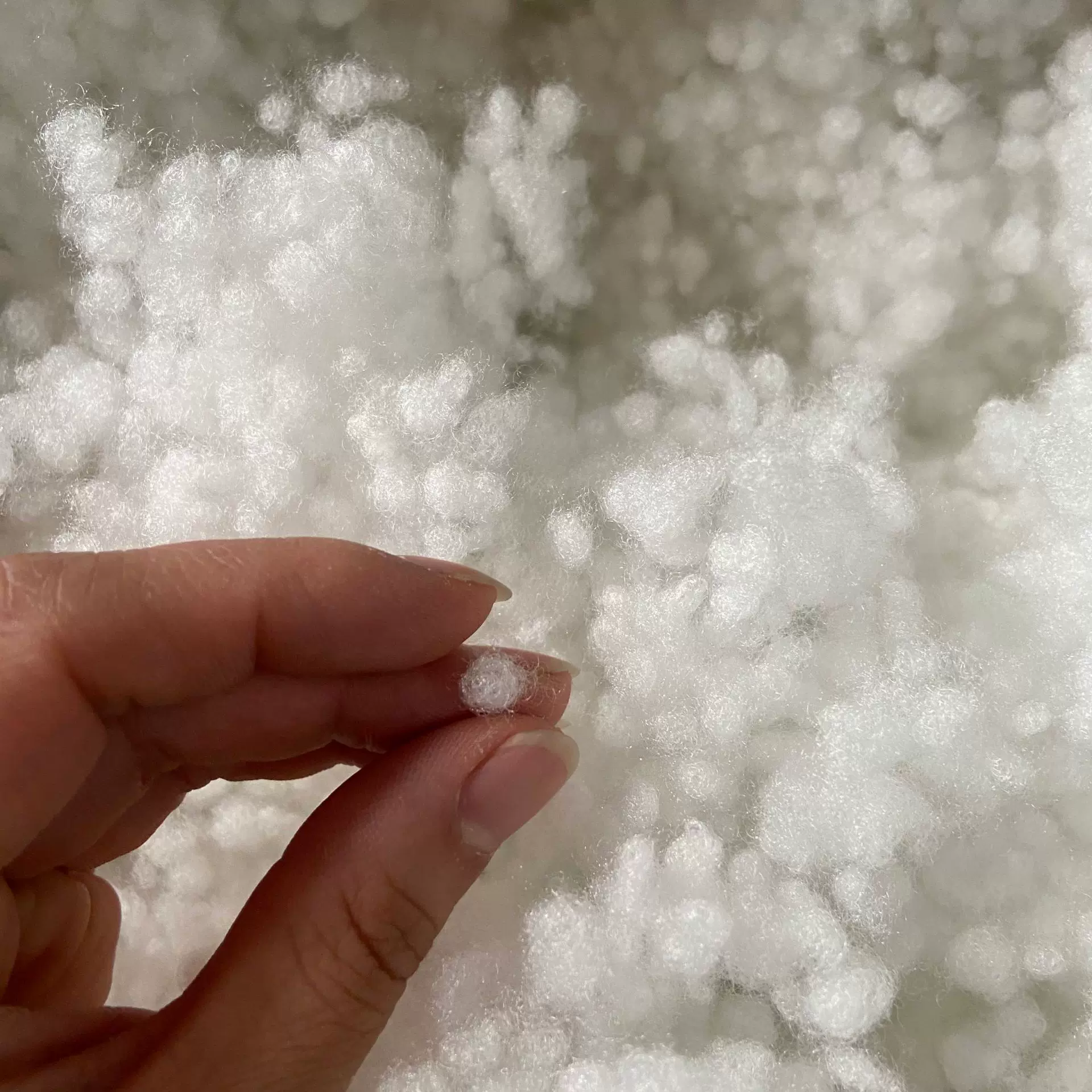 无荧光填充棉 3d蓬松珍珠棉抱枕玩偶pp棉 服装填充颗粒分明宝宝棉