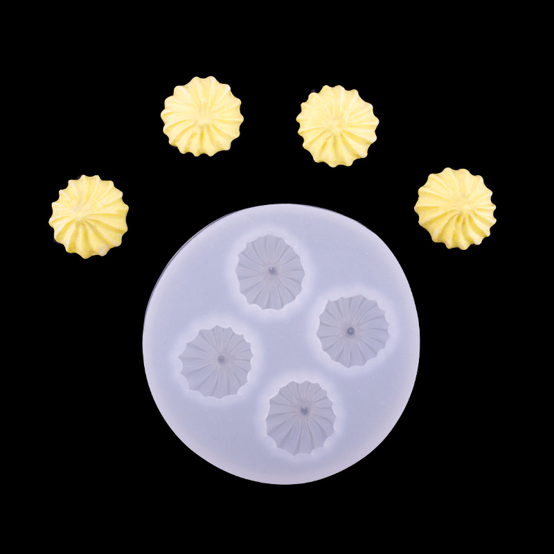 Grandes y pequeñas partículas crema molde de silicona pastel postre Decoración Accesorios fondant chocolate molde para hornear