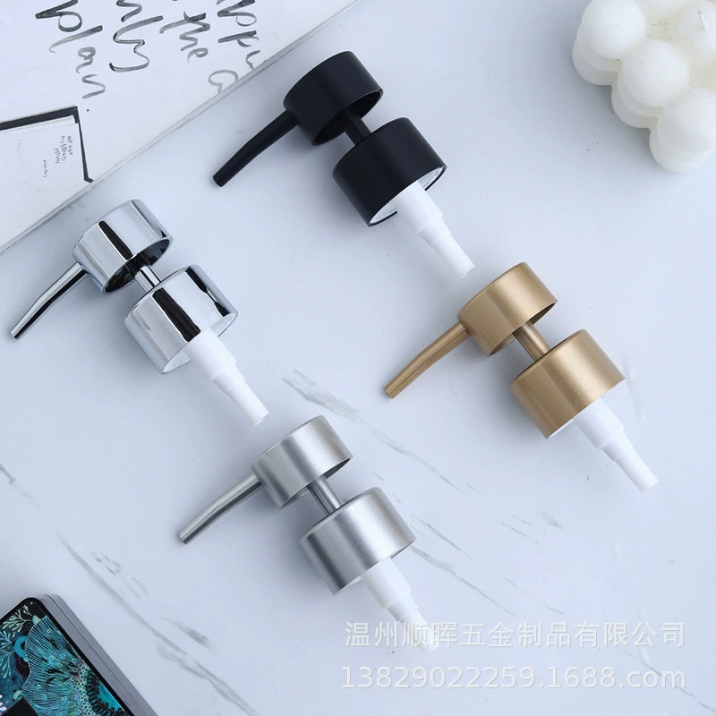 Пластиковая большая плоская головка Гальваника для дезинфицирующего средства для рук насадка насадка для насоса керамического стекла разливочная бутылка гель для душа прижимная головка бутылки Shunhui