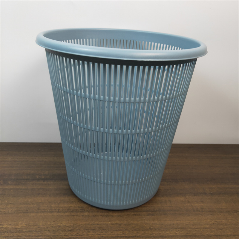 Papelera de plástico con perforaciones para el hogar y oficina, venta al por mayor para tiendas de 2 euros.