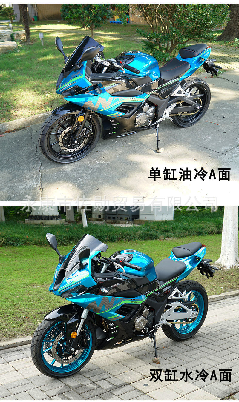 DaoLang dual-cylinder water-cooled heavy-duty street bike, high-displacement road racing motorcycle, can be registered, with Euro 4 standard and electronic fuel injection