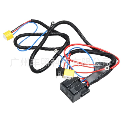 Wholesale H7 car light wiring harness halogen light H4 light enhancement line group 9005 light enhancer H11 light enhancement line modification light enhancer (Vehicle HID Xenon Lamp)