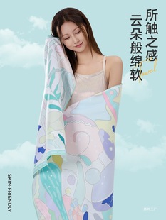 Chars Quick-Drying Bath Towel Swimming Adult Portable Absorbent Seaside Sunscreen Beach Towel Cloak Shawl Women's Sports