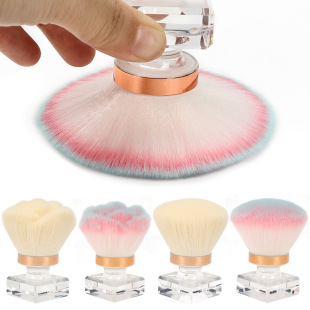 Nail powder dust brush New rose nail powder brush single powder blush brush dust trim cleaning brush