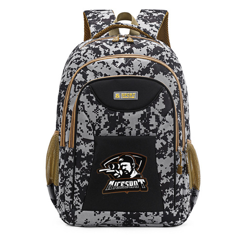 Outdoor Camouflage Backpack Oxford Cloth Large Capacity Travel Backpack Men's Fashion Trendy Brand Casual Backpack Wholesale