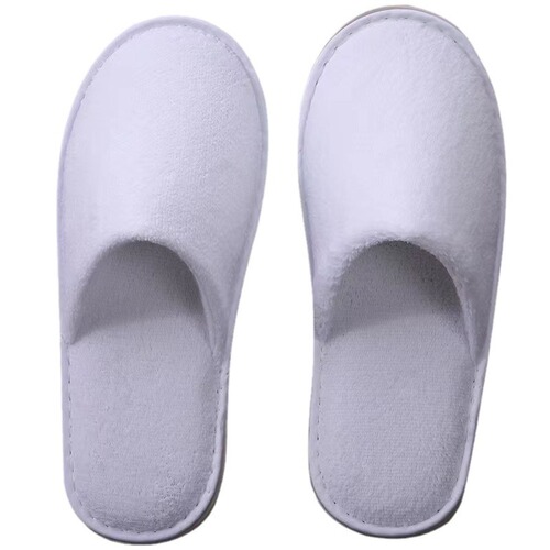 Five-star hotel disposable slippers wholesale hotel B&B beauty salon coral velvet slippers thick-soled non-slip slippers